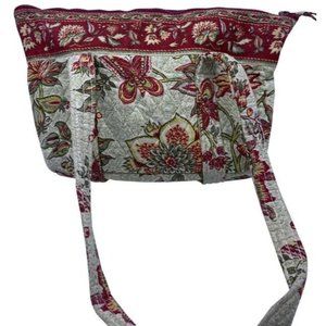 Lightweight Red Fabric Shoulder Bag